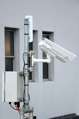 Rental camera with Christchurch earthquake cordon